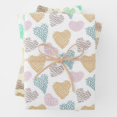 Hart inpakpapier, geschenkpapier, inpakpapier (In situ)