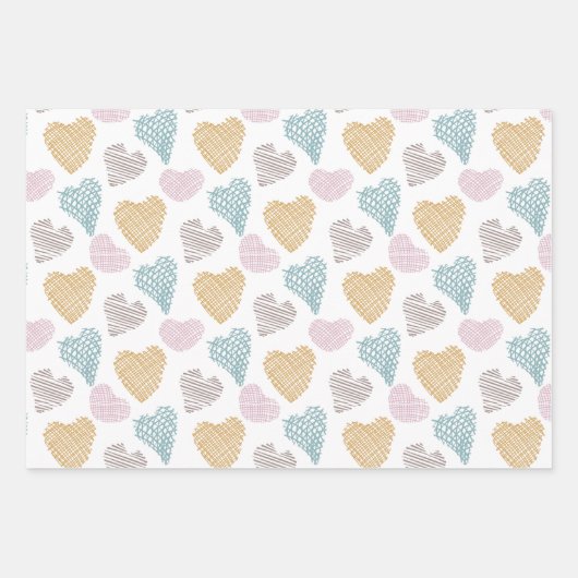 Hart inpakpapier, geschenkpapier, inpakpapier (Voorkant)