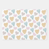 Hart inpakpapier, geschenkpapier, inpakpapier vel (Voorkant)