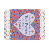 Hart Inspirerend Vriendschap Quote Koelkast Magnet Magneet (Horizontaal)
