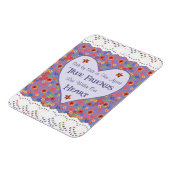 Hart Inspirerend Vriendschap Quote Koelkast Magnet Magneet (Linkerzijde)