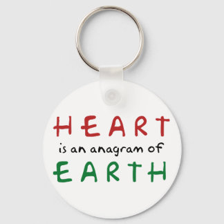 Hart is anagram van Aarde Sleutelhanger
