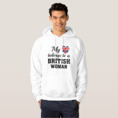 Hart is Brits Hoodie (Voorkant volledig)