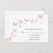 Hart is een Flutter RSVP (Voorkant / Achterkant)