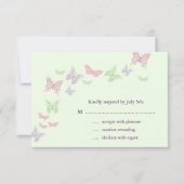 Hart is een Flutter RSVP (groen) (Voorkant)