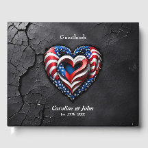 Hart is in de klassieke kleuren van de Amerikaanse