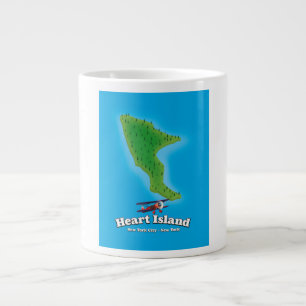 Hart Island New York New York kaart Grote Koffiekop