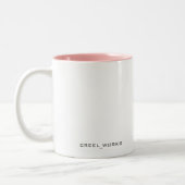 Hart je aan! tweekleurige koffiemok (Links)