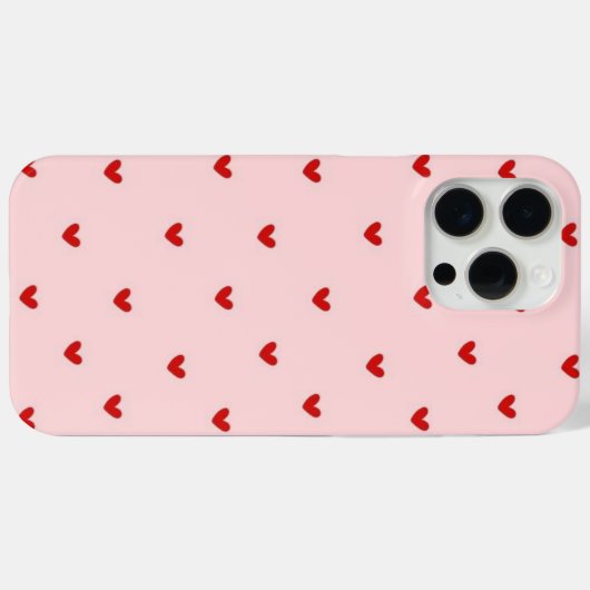 Hart Je iPhone Case (Achterkant (horizontaal))