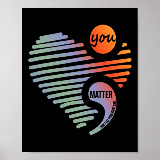 Hart Je Probleem Laat Het Verhaal Niet Einde Zelfm Poster (Voorkant)