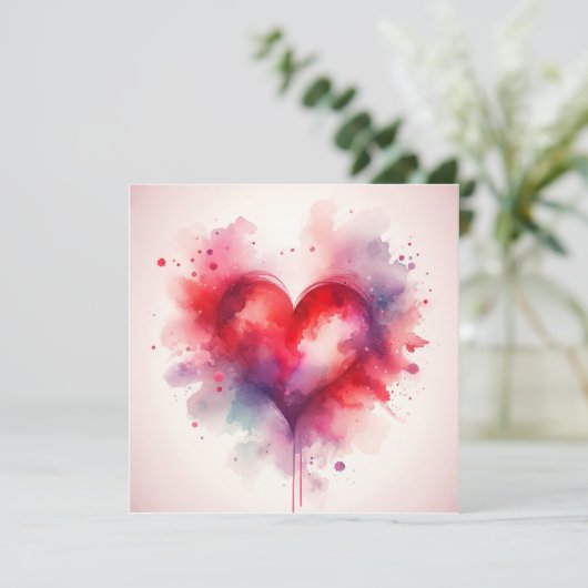 hart kaart (Staand voorkant)