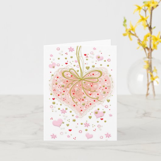 hart kaart (Gele Bloem)