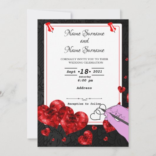 hart kaart (Voorkant)