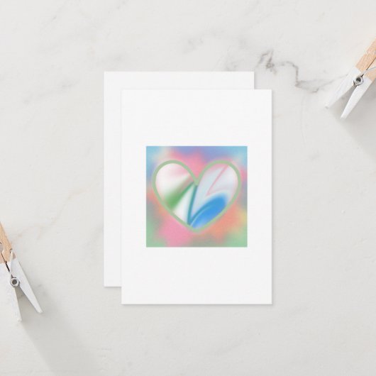 hart kaart (Voorkant / Achterkant in situ)