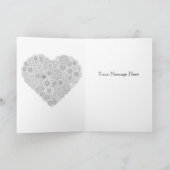 Hart Kaart: Volwassen Kleuren Gepersonaliseerd Feestdagen Kaart (Binnen)