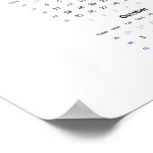 Hart Kalender 2022 Poster - Maandag eerst (Hoek)