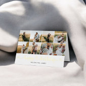 Hart Kalligrafie 13 Foto Gelukkige Verjaardag Folie Wenskaart