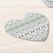  hart kartonnen onderzetters (Gekanteld)