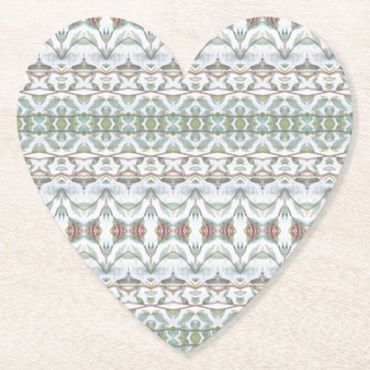  hart kartonnen onderzetters (Voorkant)