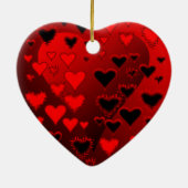hart keramisch ornament (Achterkant)