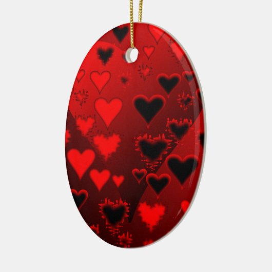 hart keramisch ornament (Links)