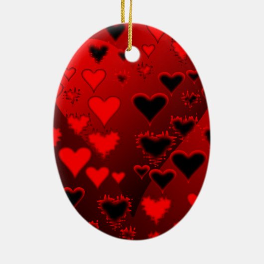 hart keramisch ornament (Achterkant)