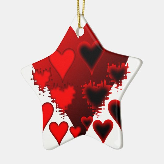 hart keramisch ornament (Links)