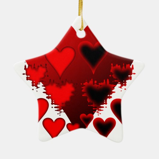 hart keramisch ornament (Achterkant)