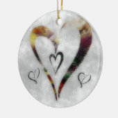 hart keramisch ornament (Links)