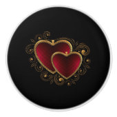 hart keramische knop (Voorkant)