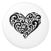 hart keramische knop (Voorkant)