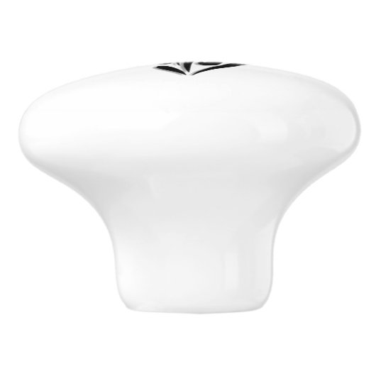 hart keramische knop (Zijkant)