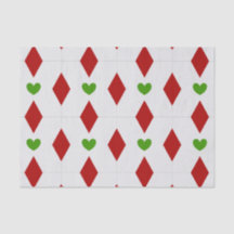 Hart Kerst Tissuepapier | Festieve Cadeaupapier