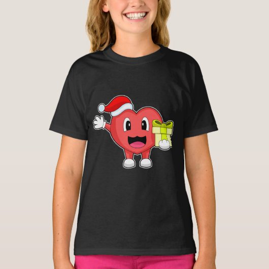 Hart Kerstpakket T-shirt (Voorkant)