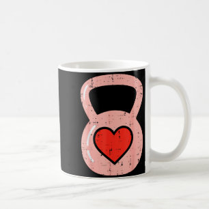 Hart Kettlebell Gym Fitness Valentijnsdag Mannen V Koffiemok
