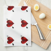Hart Keuken Handdoeken (Quarter Fold)