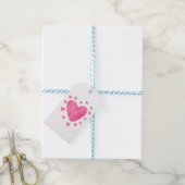 Hart Kinder school Valentijnsdag Meisjesjongens Cadeaulabel (Met Touw)