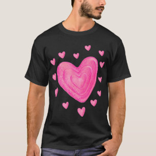 Hart Kinder school Valentijnsdag Meisjesjongens T-shirt