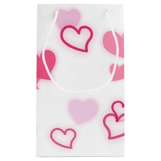 hart klein cadeauzakje (Achterkant)