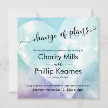 Hart Kleurrijke Uitgestelde Bruiloft Verandering v