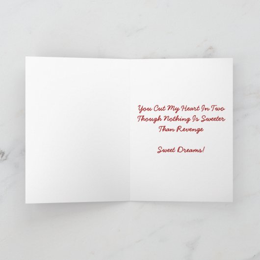 Hart knippen in twee Kaarten (Binnen)