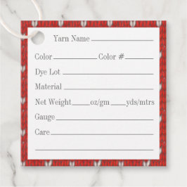 HART KNIT 2" Vierkante garen Labels