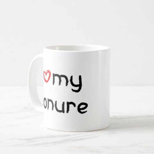 hart koffiemok (Voorkant links)