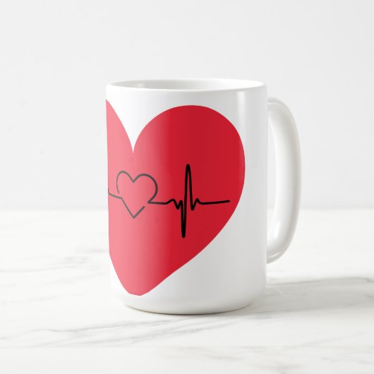hart koffiemok (Voorkant rechts)