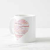 hart koffiemok (Voorkant links)