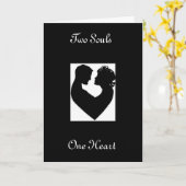 Hart Koppel, Twee Zielen, Eén Hart Kaart (Gele Bloem)