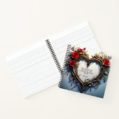 Hart Krans Breng tijd door met Jezus Journal Notitieboek (Binnen)