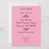 Hart Krans Rode Rozen Kaart (Achterkant)