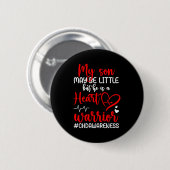 Hart Krijger Moeder Chd Bewustzijn Chd Moeder Van Ronde Button 5,7 Cm (Voorkant /achterkant)