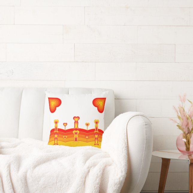 Hart-Landschap Kussen  (Bank)